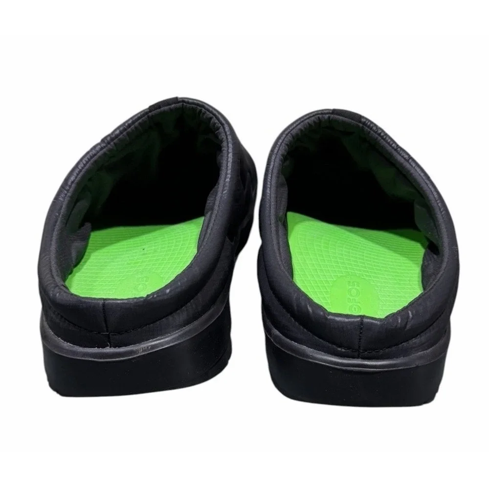 Oofos Oocoozie Thermo Mules Black Men's‎ Size 12